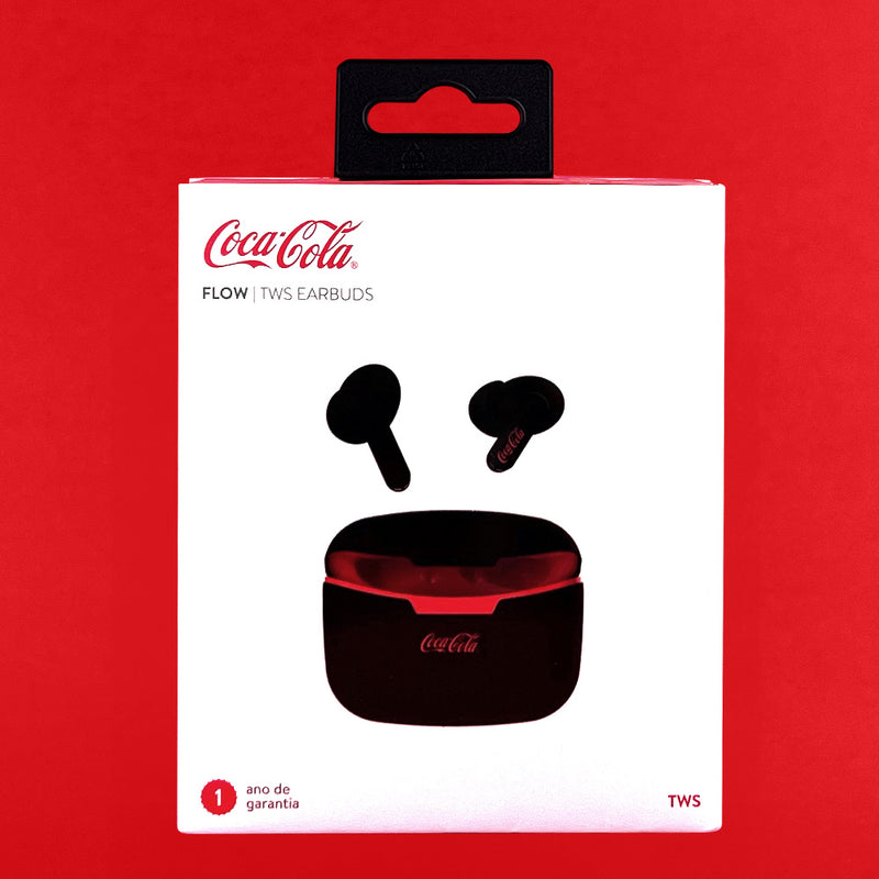 Fone De Ouvido Flow Tws Preto Coke