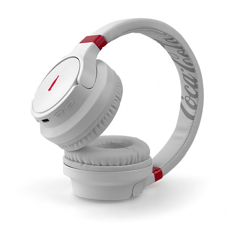 Head Phone  Sem Fio Elite Bass Branco Coke