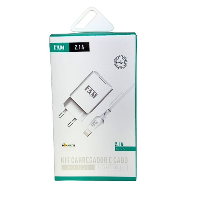 CARREGADOR IPHONE FKT-1505 - FAM