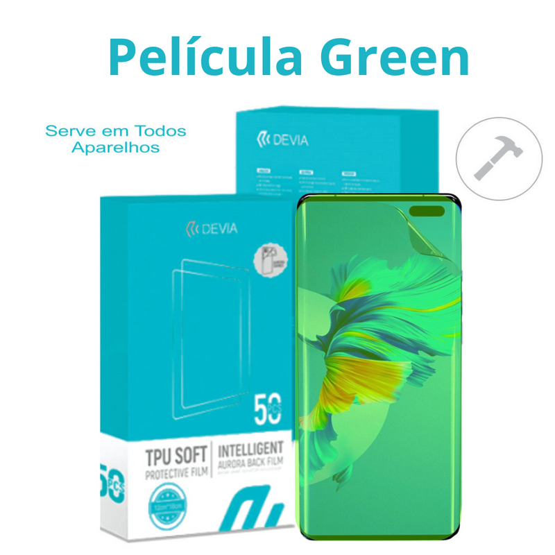 Película P/ Celular (Frontal - Green Ray) - Tpu Soft Devia