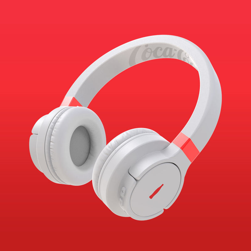 Head Phone  Sem Fio Elite Bass Branco Coke
