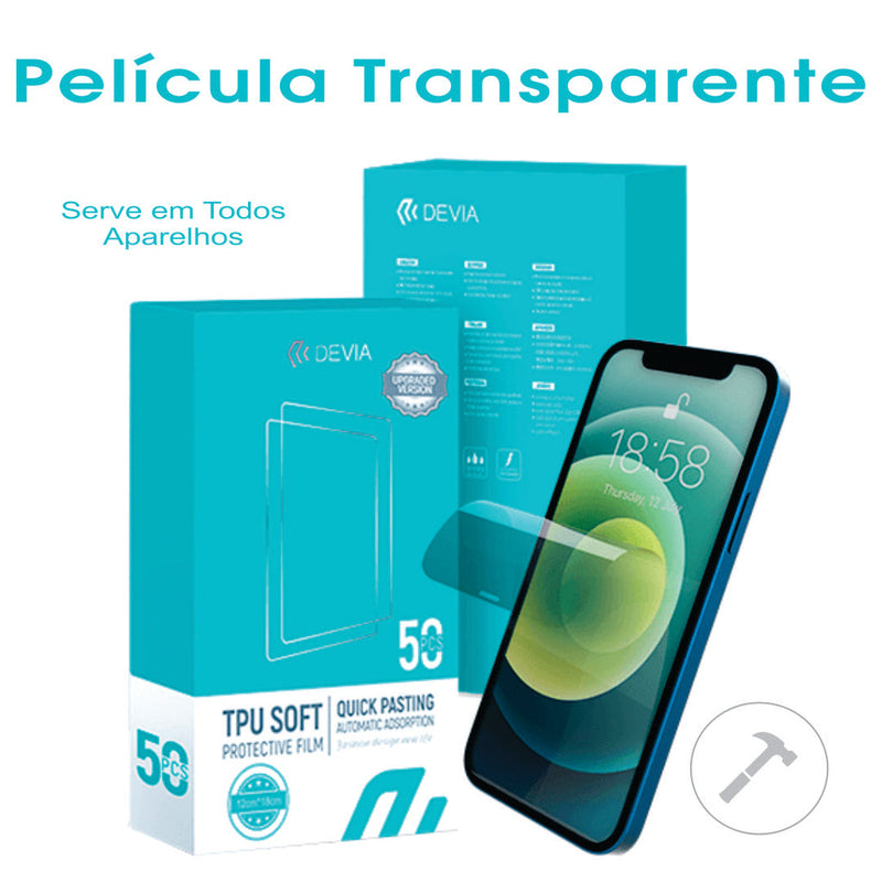 Película P/ Celular (Frontal) - Tpu Soft Devia.